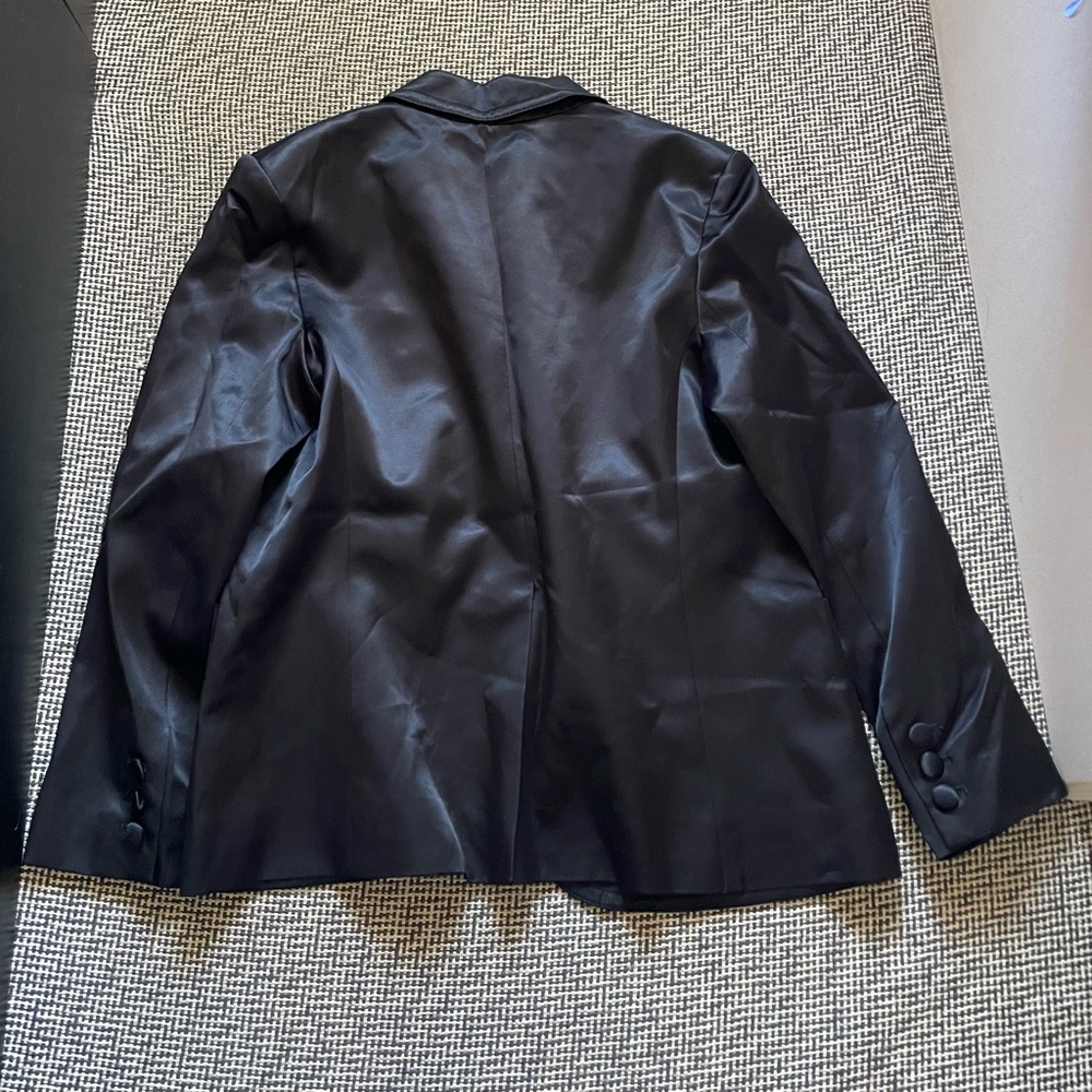Marc By Marc Jacobs Classic Satin Black Blazer - Picture 4 of 5